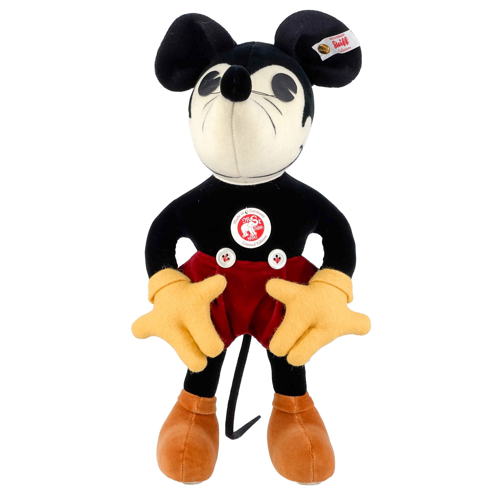 Steiff 2017 Limited Edition Mickey Mouse 1932 Replica Doll (1 of 8)