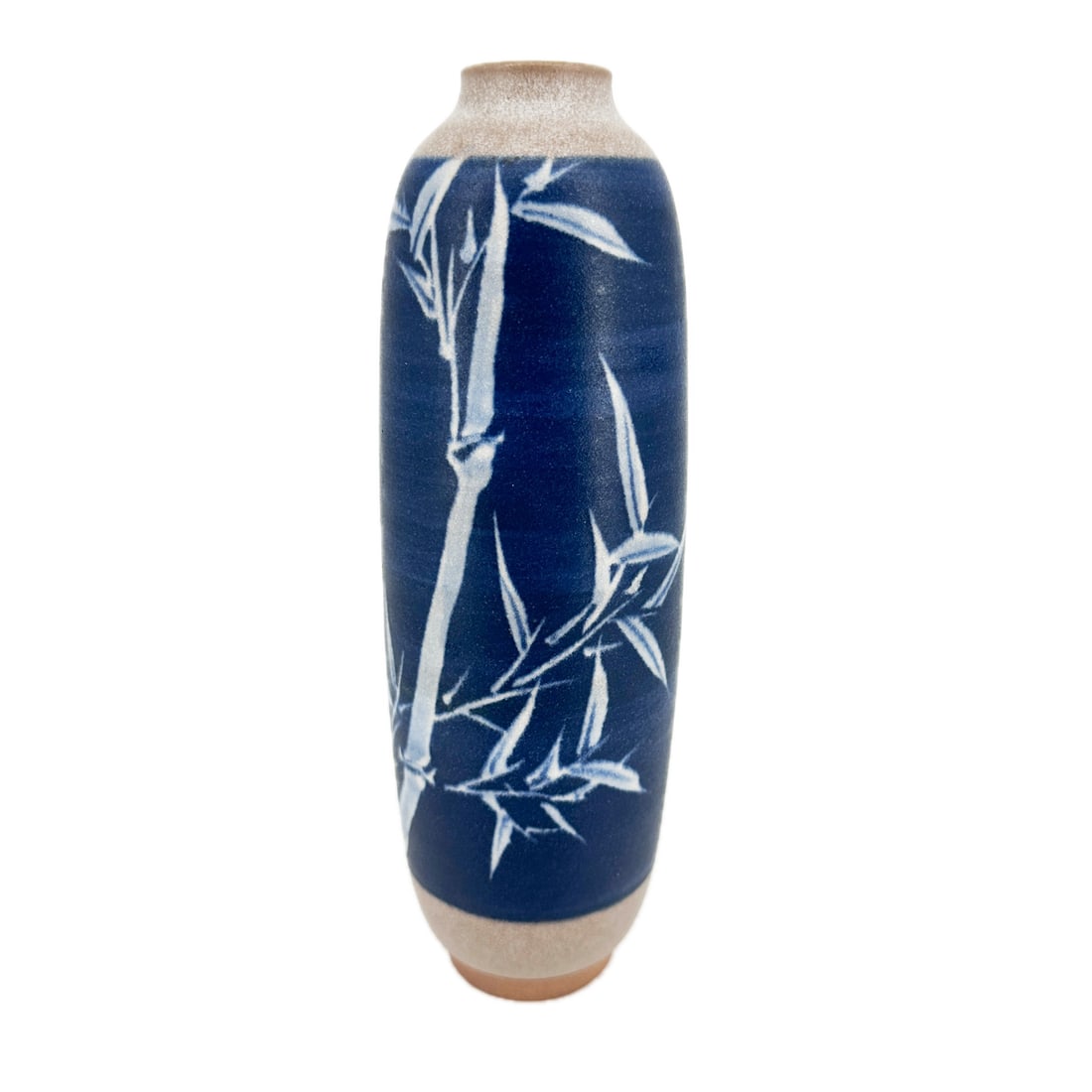 Japanese Mid-Century Studio Pottery Bamboo Vase by Kichir (1 of 7)