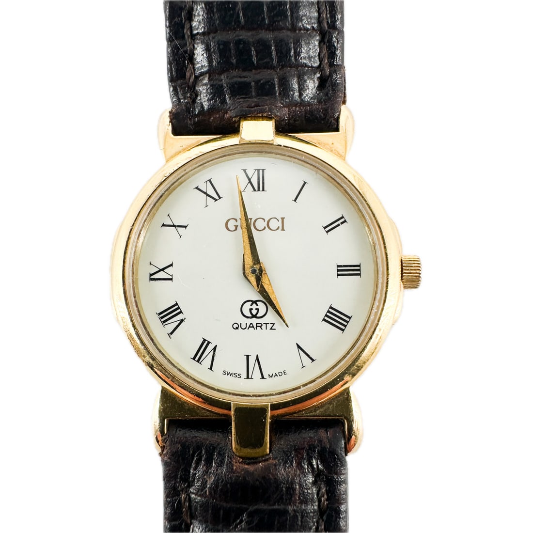 Gucci Gold Plated Ladies Wristwatch (1 of 8)