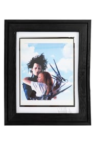 "Edward Scissorhands" Feref Archive Original Signed and Framed 1 of 1 Proof Print (2021)