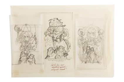 "The Dark Crystal" Brian Froud Original Production Artwork Illustration #7