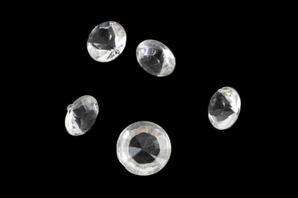 "Game of Thrones" Faux Cut Diamonds