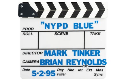 "NYPD Blue" Original Cast Signed Production Clapperboard