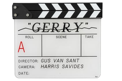 "Gerry" Harris Savides Original Production Clapperboard (Gus Van Sant Series)