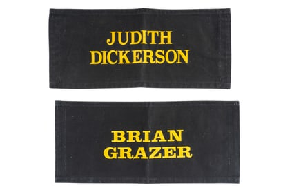 "Robin Hood" Brian Grazer and Judith Dickerson Chairbacks