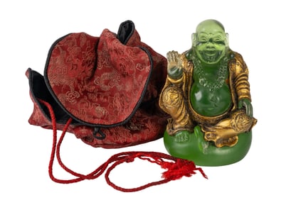 "Around the World in 80 Days" Lau Xing/Passepartout (Jackie Chan) Production-Used Jade Buddha Statue