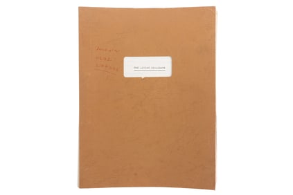 "James Bond: The Living Daylights" Original Production Script