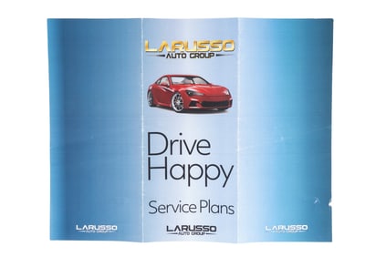 "Cobra Kai" LaRusso Auto Group Pamphlet
