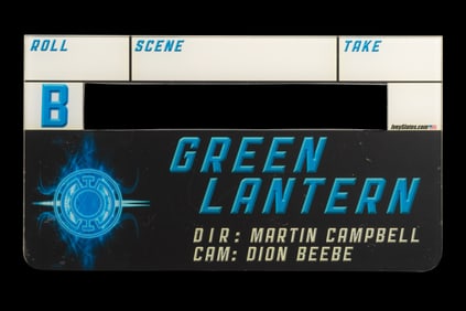 "Green Lantern" Original Production Digital Timecode B Slate