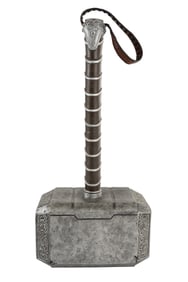 "Thor: The Dark World" Thor (Chris Hemsworth) Mjolnir Throwing Hammer