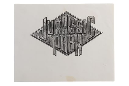 "Jurassic Park" Concept Logo Production Print