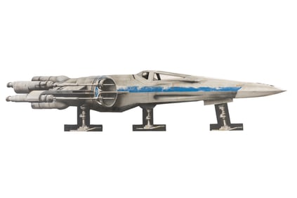 "Star Wars: The Force Awakens" X-Wing Fighter 7 Foot Long Maquette Painting Background Set Piece