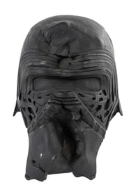 "Star Wars: The Last Jedi" Kylo Ren (Adam Driver) Production Test/Prototype Melted Helmet