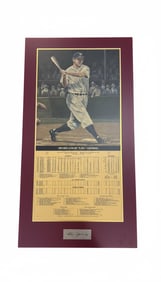Lou Gehrig Limited Edition Commemorative Print