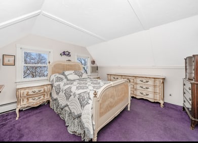 French Provincial Marble-Top Bedroom Set by Wm. A. Berkey / John Widdicomb