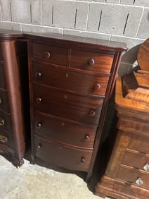Antique Mahogany Bowfront Chest of Drawers
