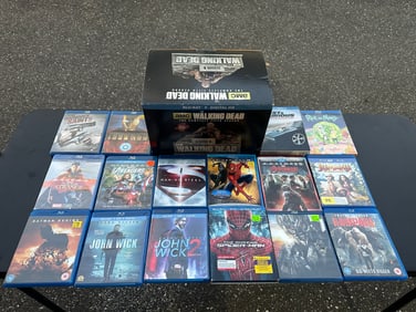 Blu-ray Movie Collection – Action, Superheroes & TV Series Lot (20 Titles)