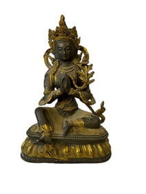 Gilt Bronze Tibetan Tara Statue