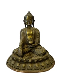 Bronze Tibetan Amida Buddha Statue