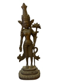 Copper Alloy Tibetan Tara Statue