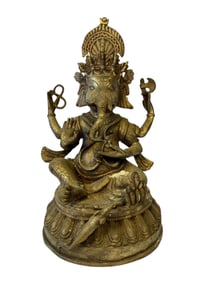 Bronze Ganesha Hindu Statue
