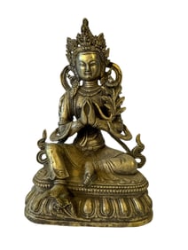 Tibetan Green Tara Statue