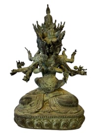 Bronze Buddist Guhyasamaja Statue
