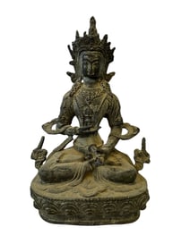 Bronze Tibetan Vajrasatta Statue