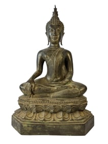 Bronze Thai Buddha Statue