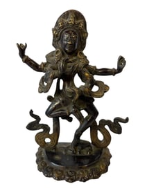 Bronze Tibetan Vajra Dakini Statue