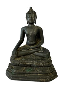 Bronze Thai Buddha Shakyamuni Statue