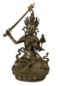 Sino-Tibetan Manjushri Statue