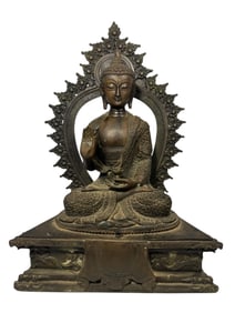 Bronze Shakyamuni Buddha Statue