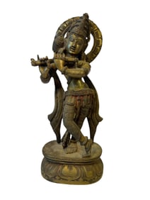 Bronze Indian Krishna Statue