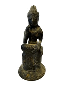 Gilt Bronze Burmese Shan Buddha Statue