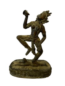 Bronze Tibetan Dancing Dakini Statue