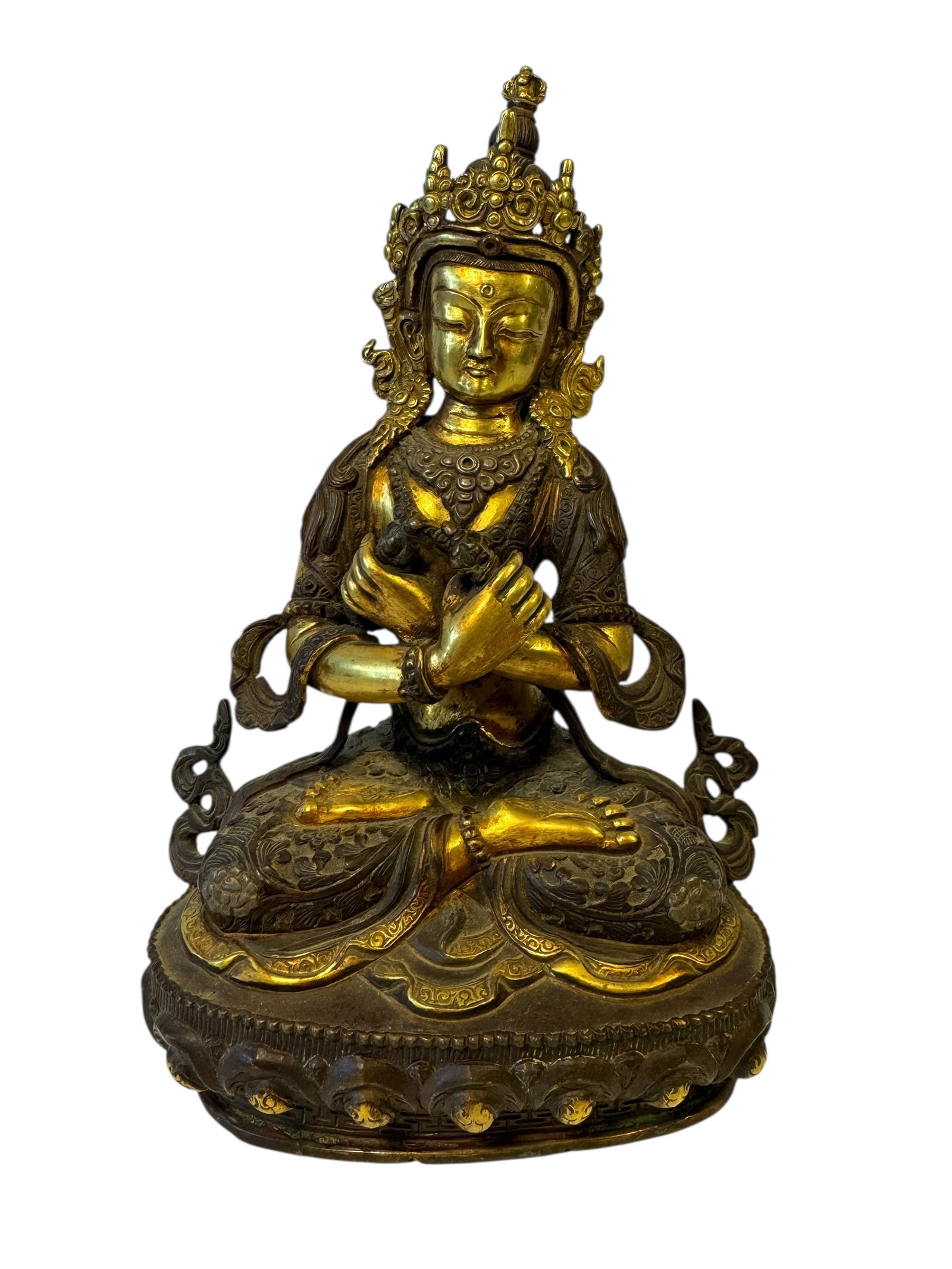 Gilt Bronze Vajrasattva Statue (1 of 5)