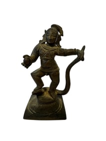Bronze Krishna Kaliyadamana Pose Statue