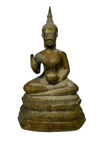 Brass Shakyamuni Buddha Statue