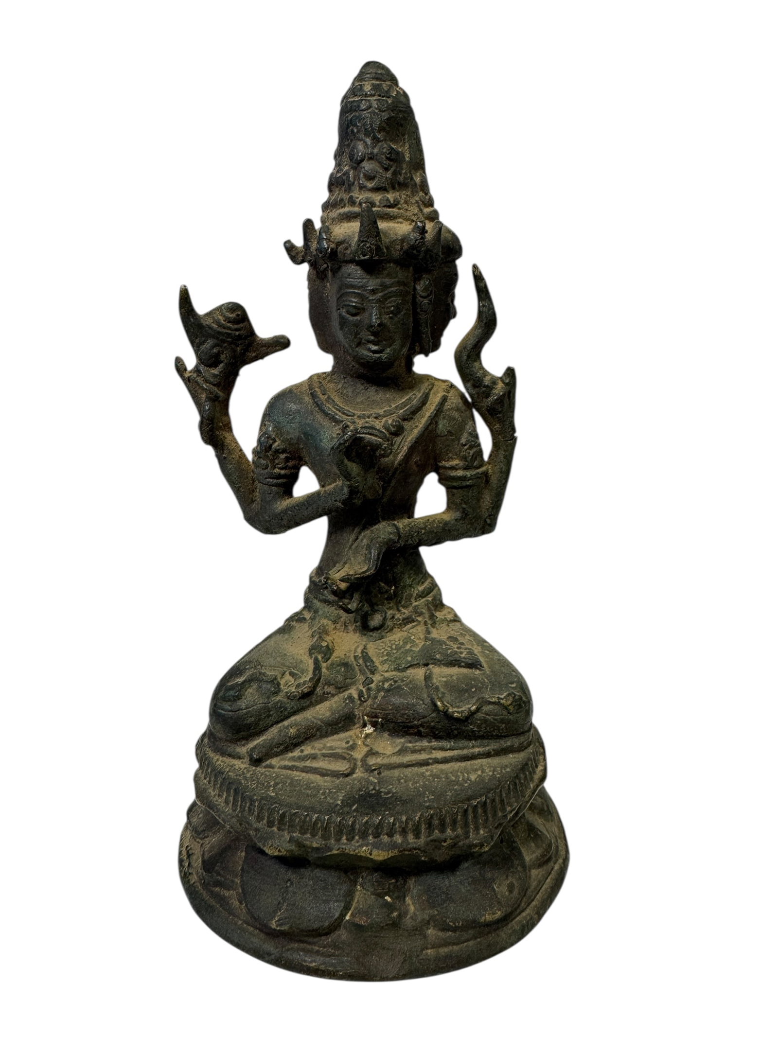 Bronze Brama Statue: Photos are part of the description and should tell the whole story.