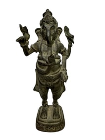 Bronze Standing Ganesha Statue