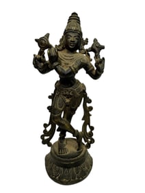 Bronze Indian Krishna Statue