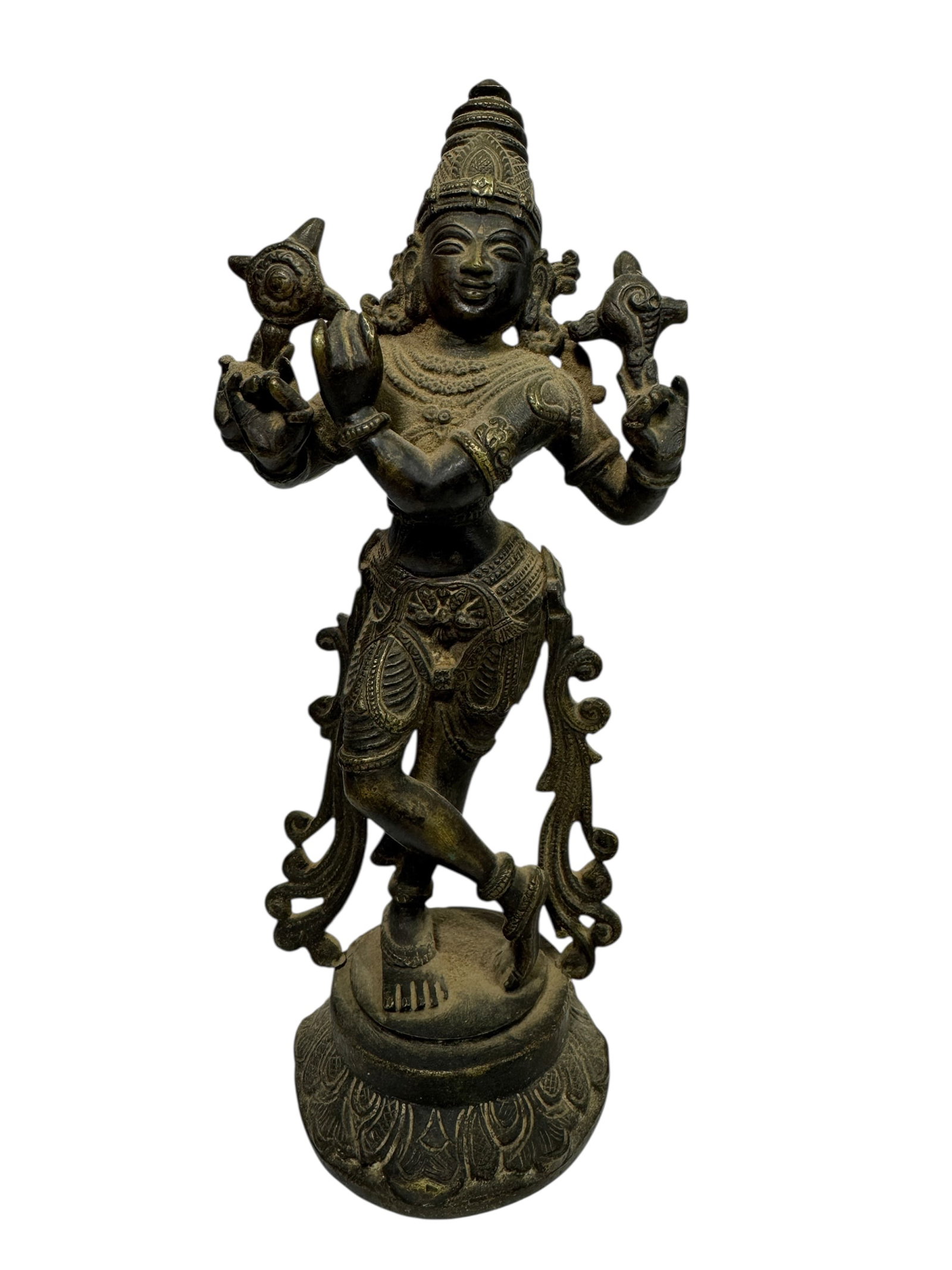 Bronze Indian Krishna Statue (1 of 5)