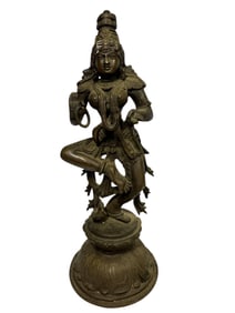 Brass Ardhanarishvara Statue