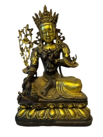 Gilt Bronze Tara Statue
