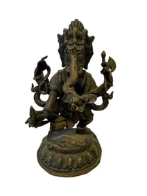 Brass Ganesha Statue