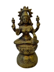 Brass Lakshmi Statue
