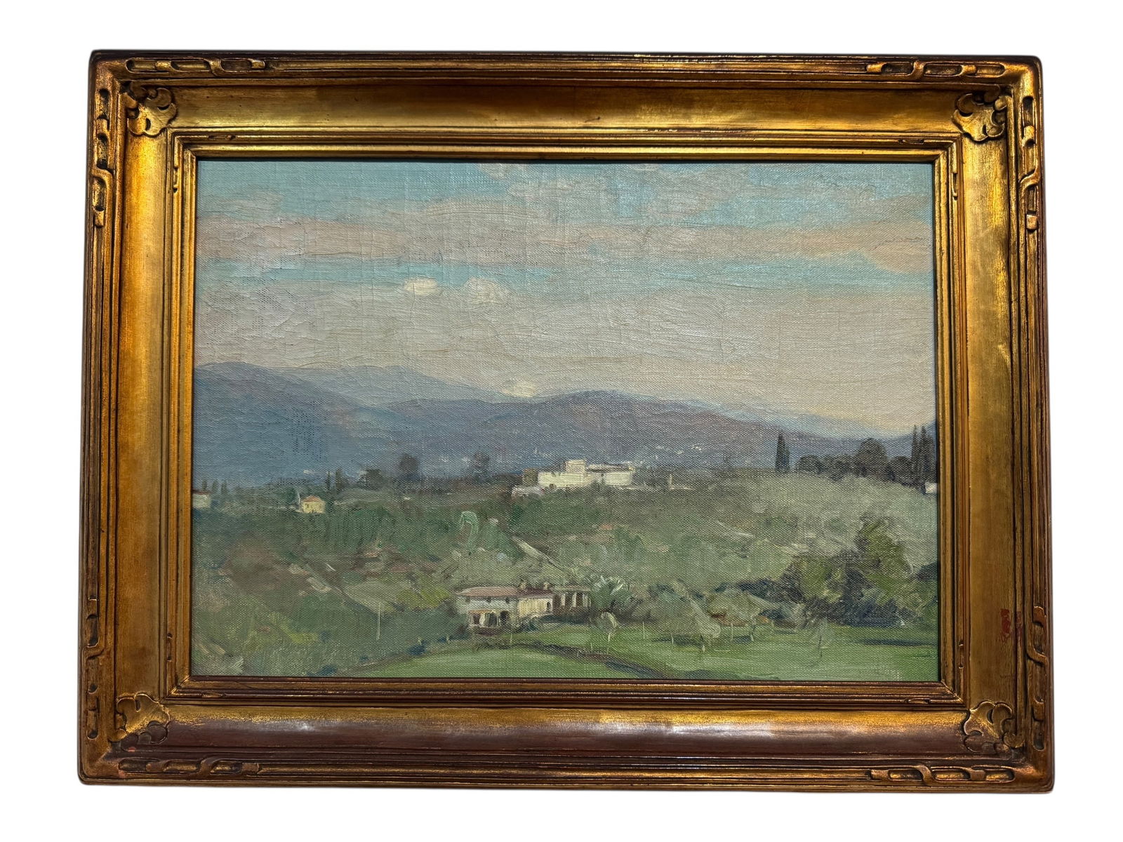 Oliver Dennett Grover "Italian Landscape" Original Oil (1 of 4)