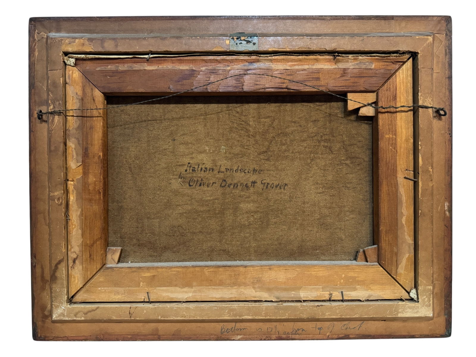 Oliver Dennett Grover "Italian Landscape" Original Oil - 2