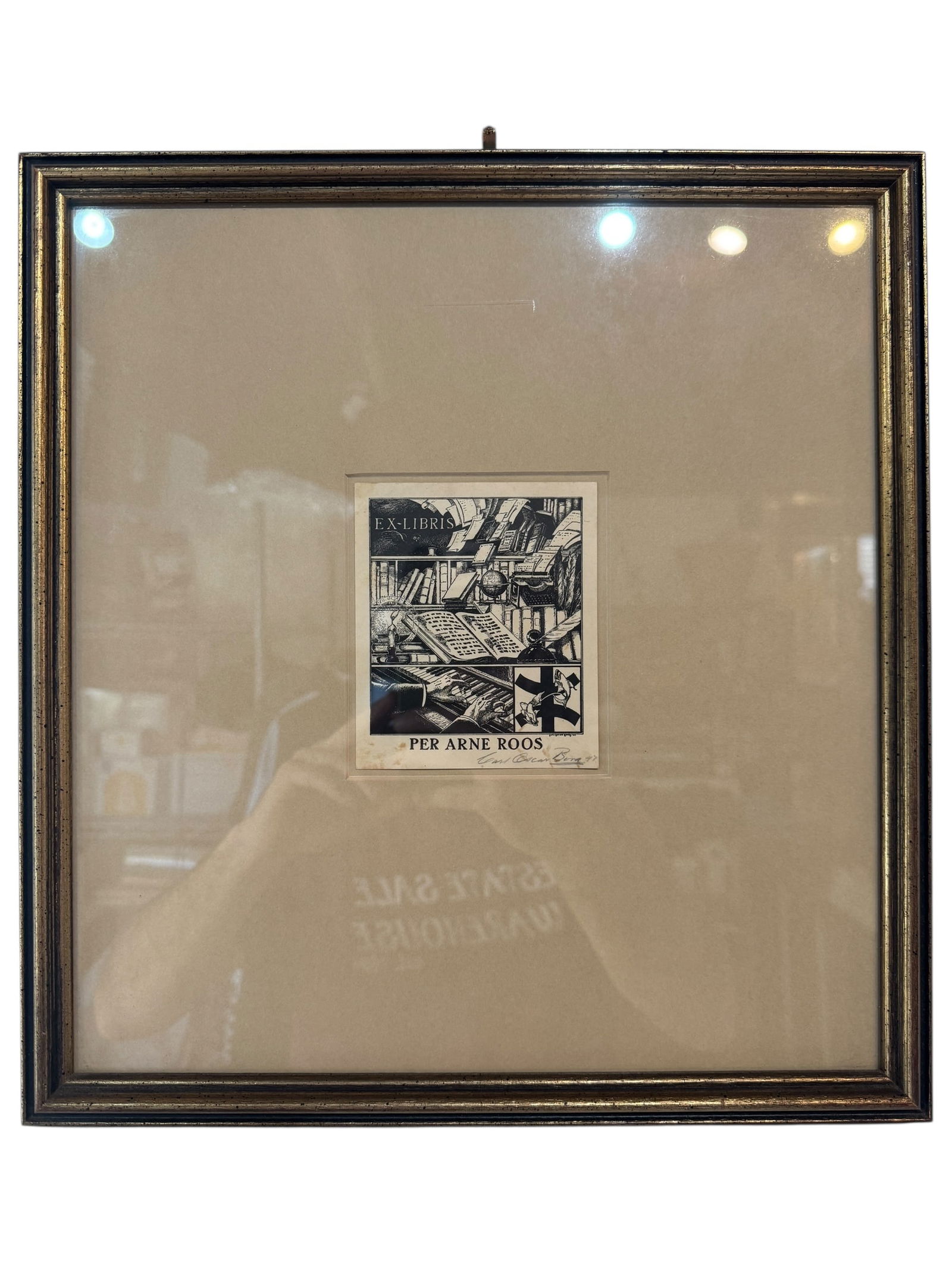 Carl Oscar Borg Etching 1947 (1 of 4)